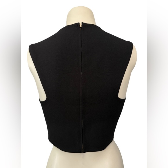 Blaque Label Women’s Crop Top Zip Back Small Sleeveless - Picture 3 of 10